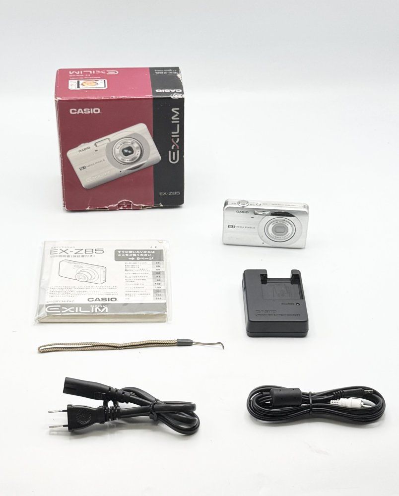 CASIO EXILIM EX-Z85 デジタルカメラ シルバー 動作確認済 良品】CASIO