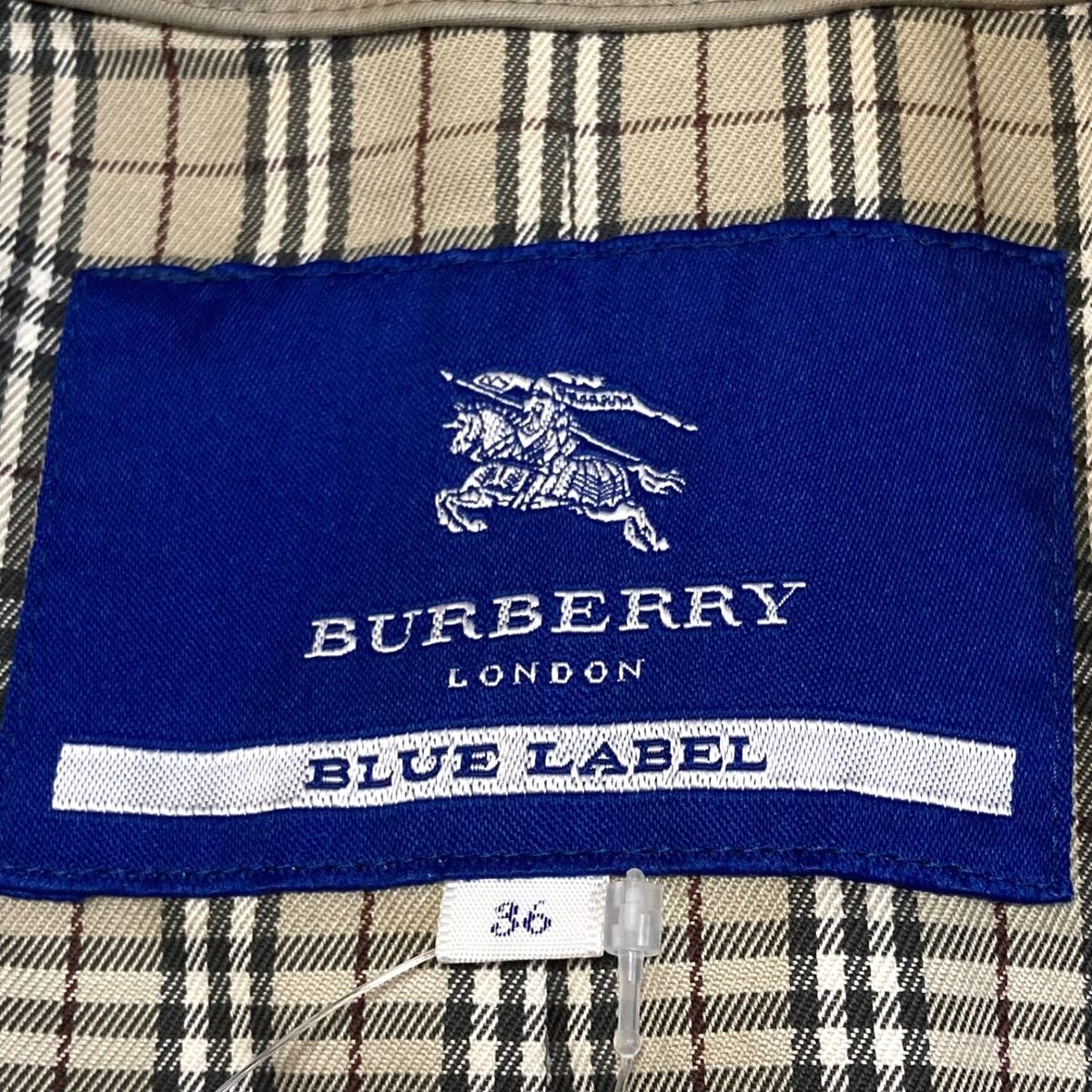 Burberry Blue Label(バーバリーブルーレーベル) トレンチコート ...