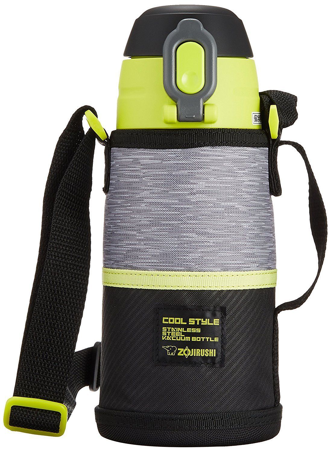 Color ライムブラック_Size 600 ml 象印 水筒 直飲み ステンレスクールボトル 0.6L ライムブラック SD-JK06-BG