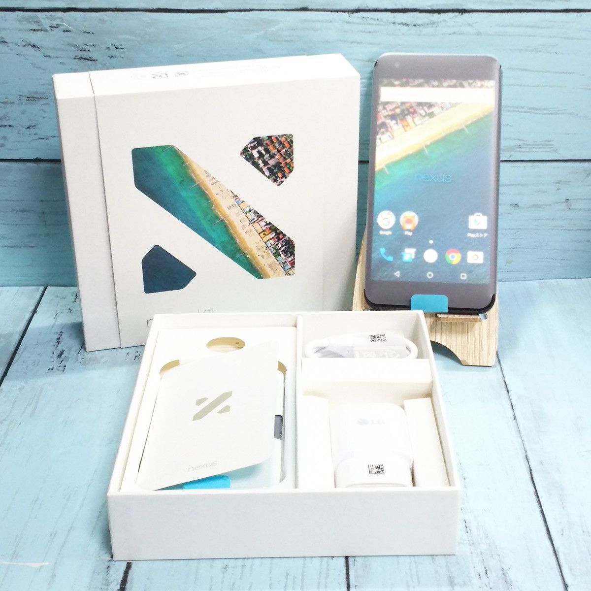docomo Nexus5X 32GB QUARTZ LG-H791 本体 白ロム SIMロック解除済み 