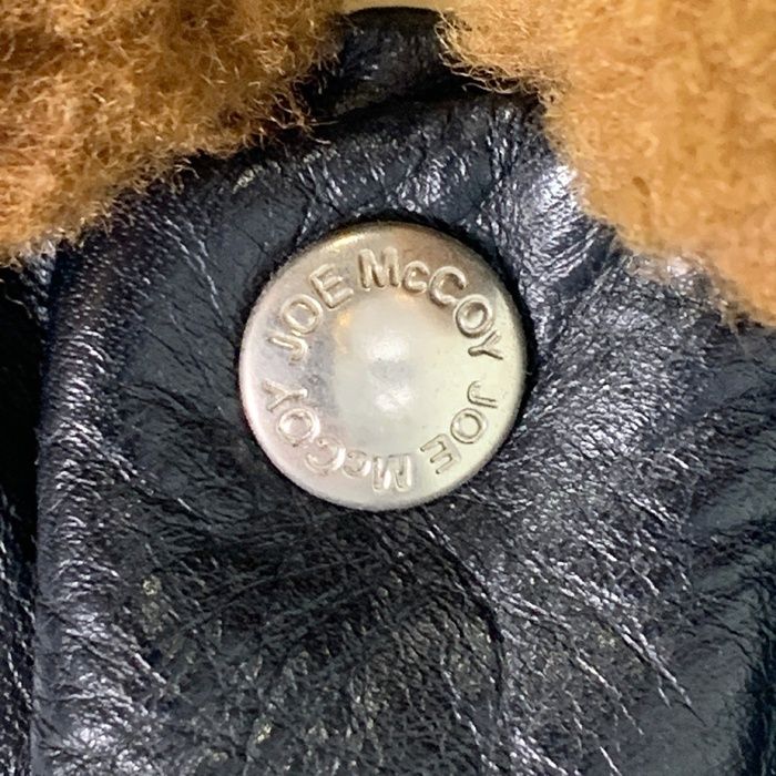 JOE McCOY ジョーマッコイ ホースハイド ダウンベスト ムートンカラー