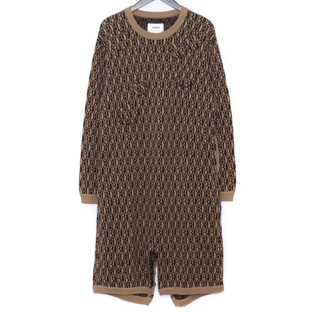 DOUBLET MONOGRAM JQ KNIT ROMPERS Sサイズ