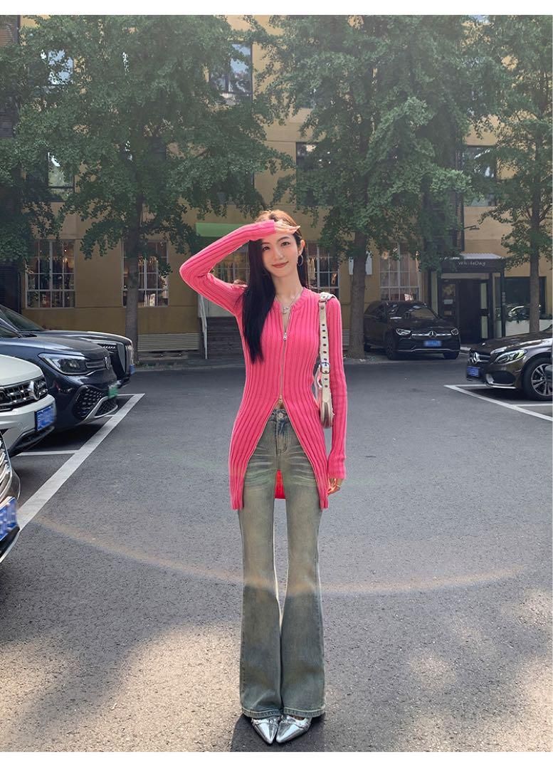 ♥ 春 ロングニットドレス タイトワンピ お出かけ女子会にピッタリ