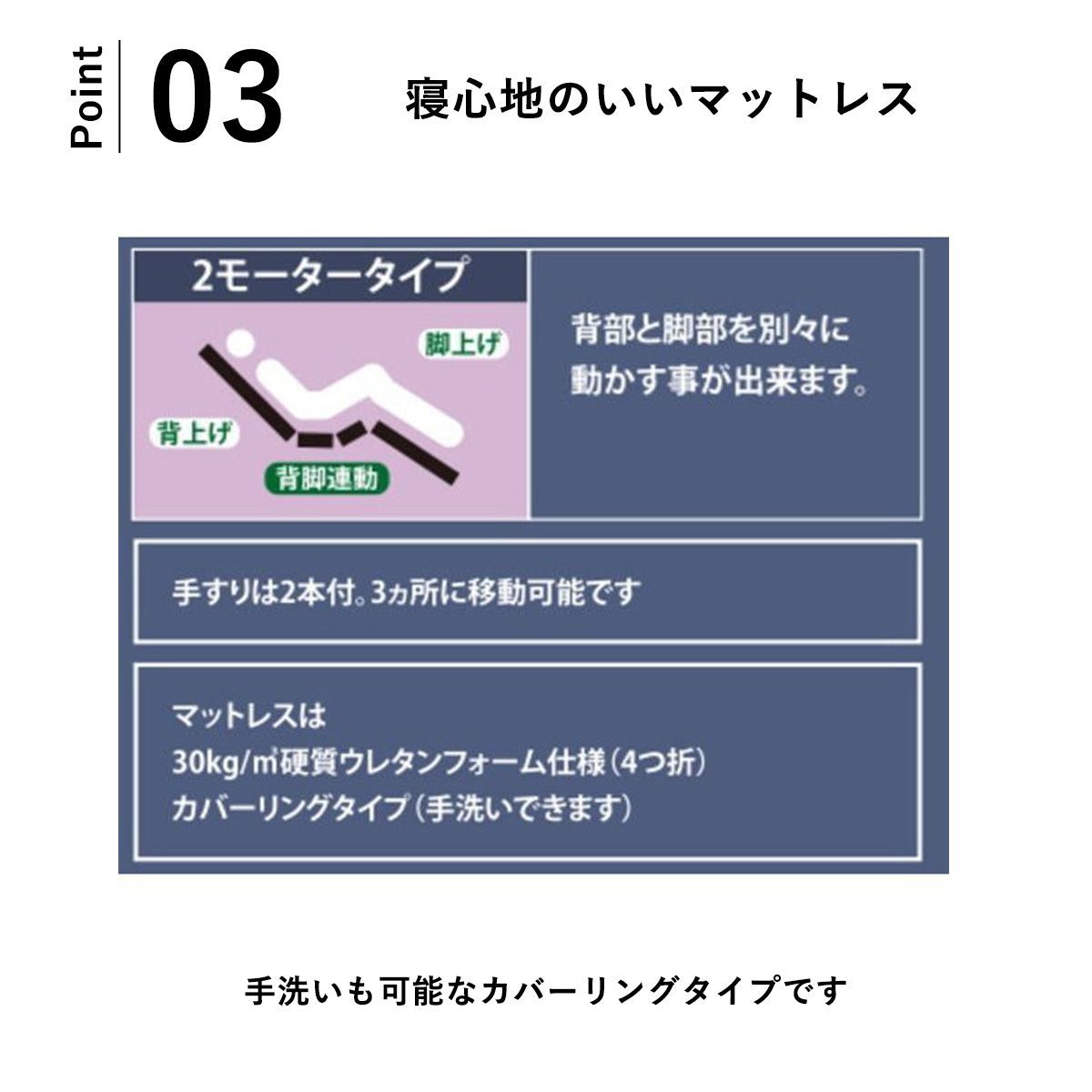 リクライニングベッド