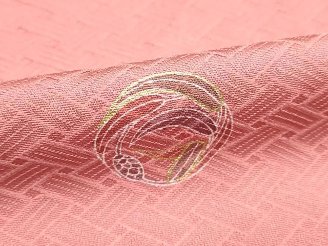 平和屋着物□友禅作家の巨匠 浅井青仁 小紋 舞花文 正絹 逸品