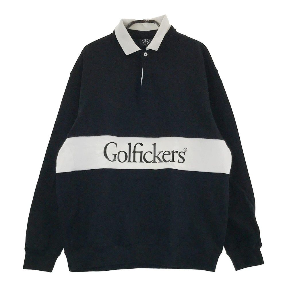 サイズ XL Golfickers ゴルフィッカーズ 長袖ポロシャツ トレーナー ブラック系 240101397539 ゴルフウェア メンズ ストスト