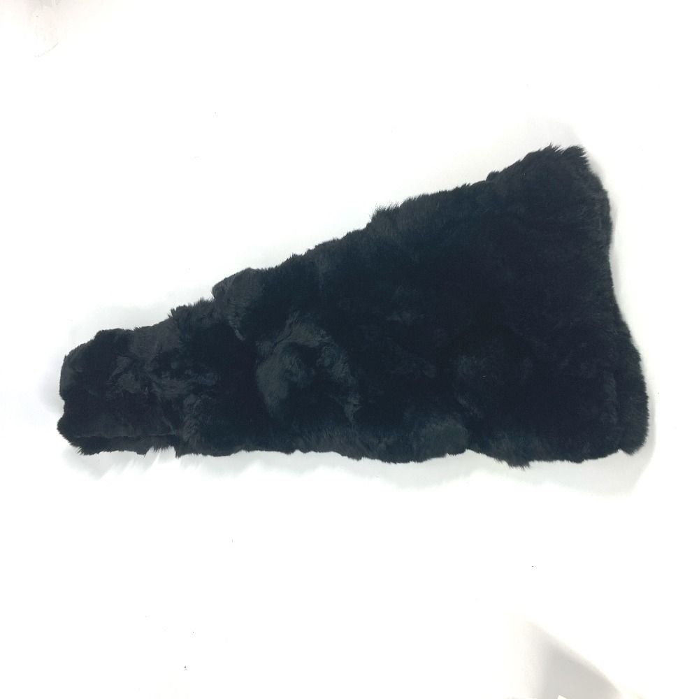 CHANEL シャネル マフラー ファー ファー ブラック - メルカリ