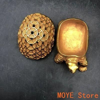銅 細工 金銭竜亀 茶道香炉 装飾品 工芸品 置物 銅 細工 金銭竜亀 茶道香炉 装飾品 工芸品 置物 - メルカリ