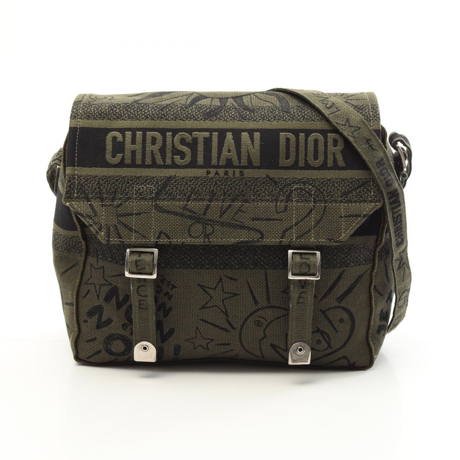 豪華で新しい ディオール Dior カーキ ディオールキャンプ ショルダーバッグ バッグ
