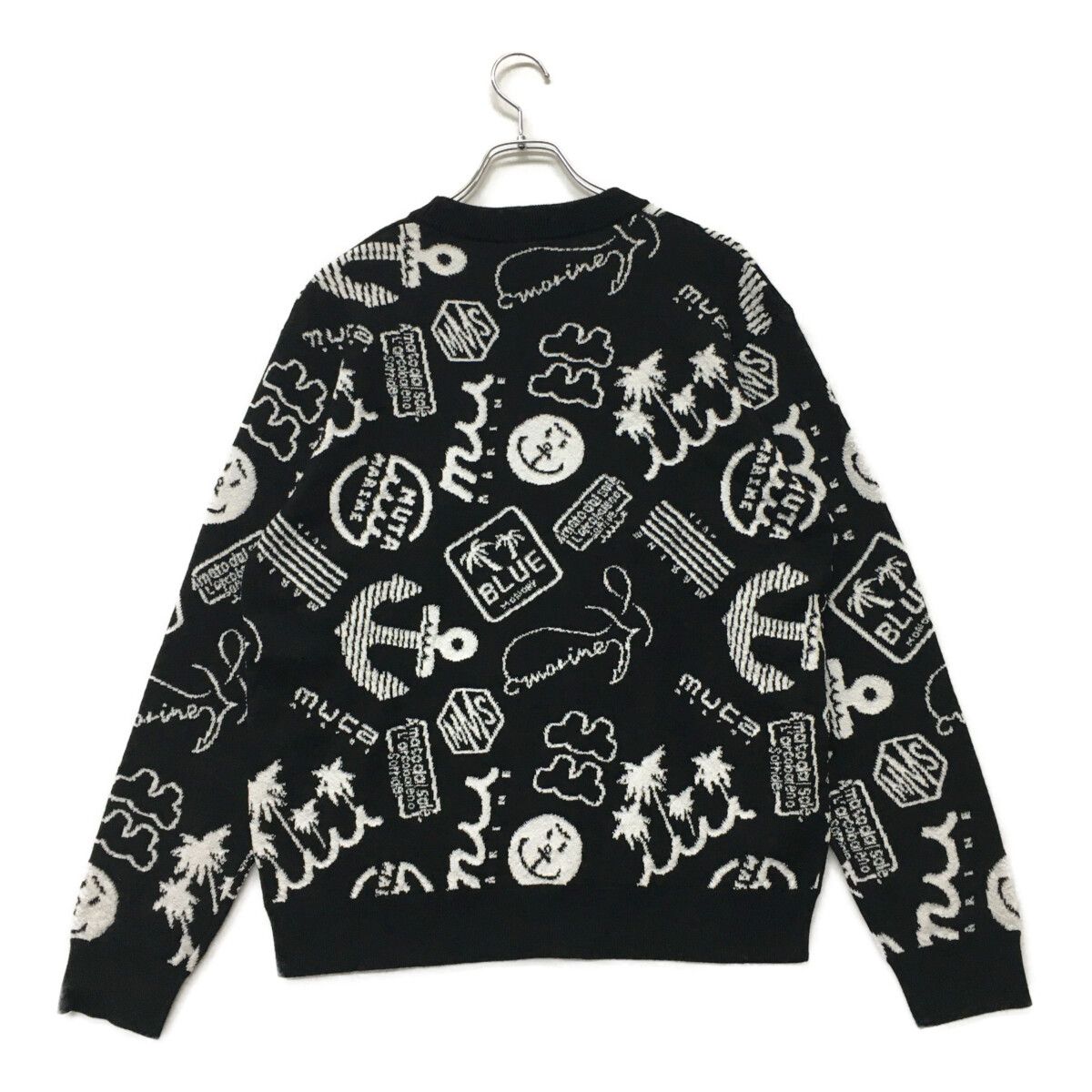【美品】MUTA ムータマリン セーター サイズ7 未使用品 メンズ ムータマリン muta MARINE セーター 7(XL) 黒
