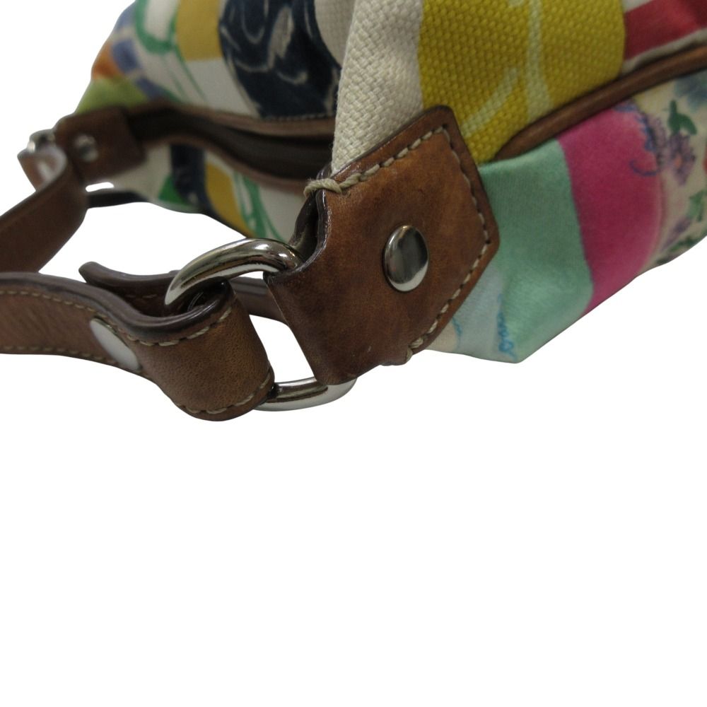 美品 COACH コーチ パッチワーク アクセサリーポーチ