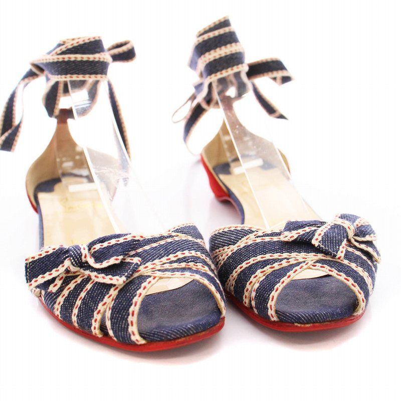 クリスチャンルブタン Christian louboutin フラット サンダル