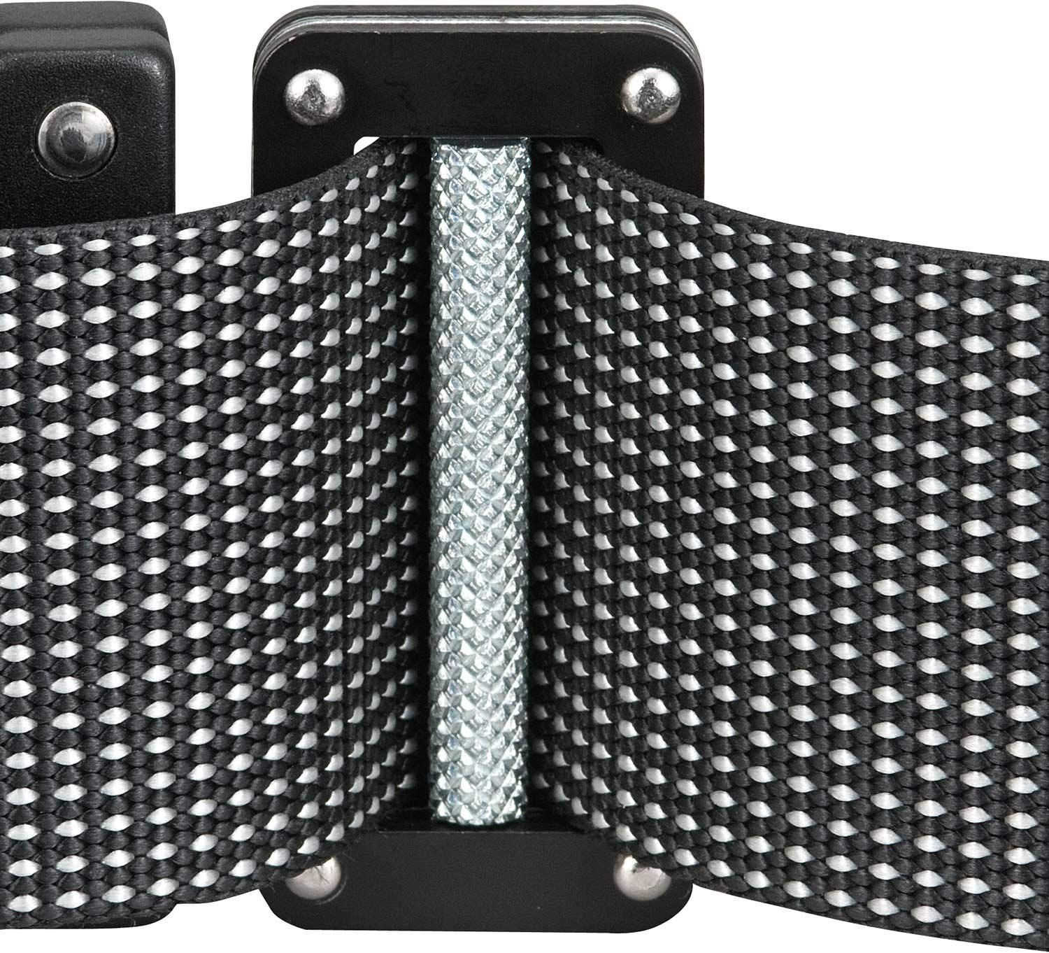 商品 ドット赤 胴ベルトMサイズ BWM125-DRE 長さ125cm 新規 全帯 衝撃や耐久に強い鍛造ワンタッチバックル タジマ 腰の強い特厚ナイロンベルト