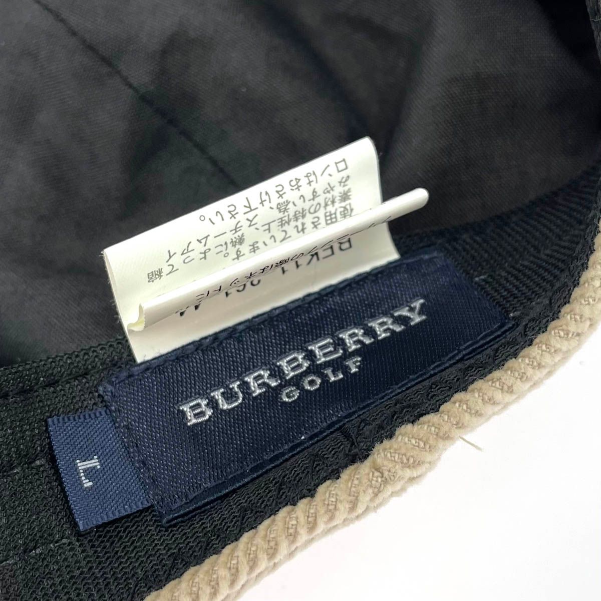 BURBERRY GOLF バーバリーゴルフ  ハンチング   ベージュ コーデュロイ ユニセックス 刺繍　241006001855 BURBERRY GOLF バーバリーゴルフ ハンチング ベージュ コーデュロイ