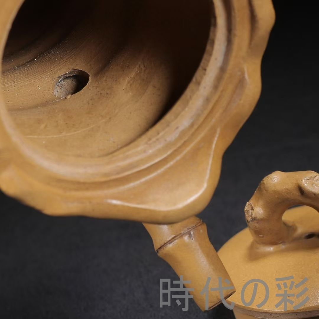 中国古美術・龍亀紫砂壺・底款:陳鳴遠紋・宜興原鉱・黑金剛急須・茶壺