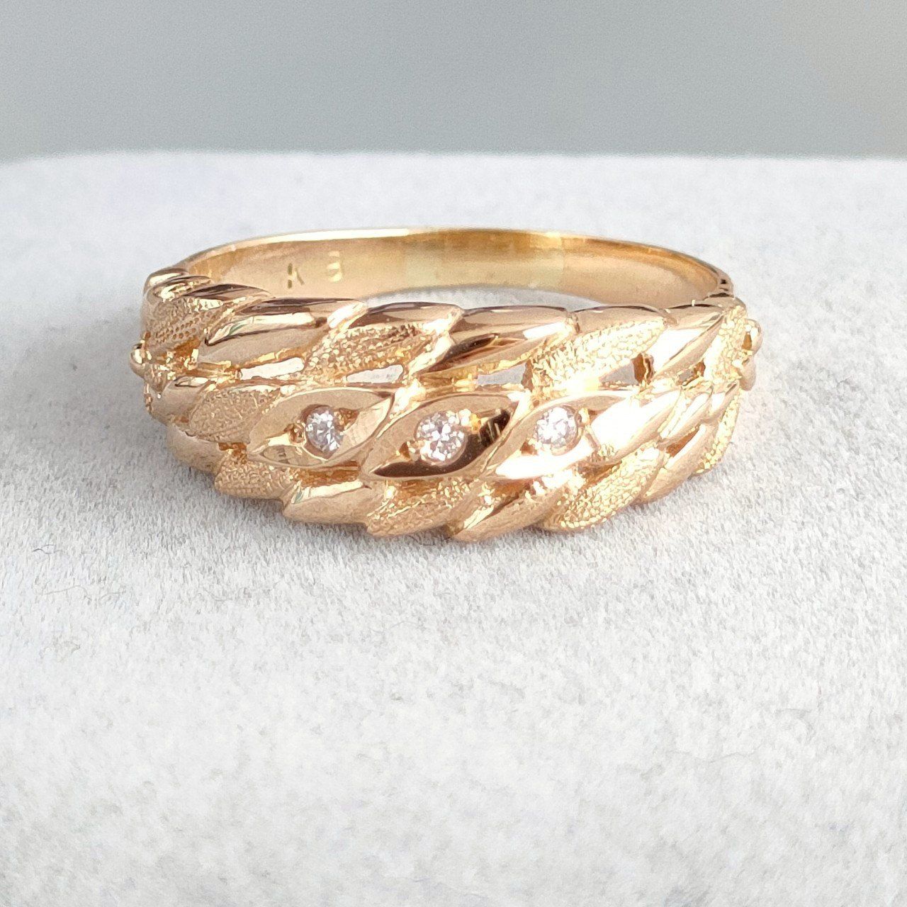 18金 K18 デザインリング レディース 3.03g 9号 C248 - メルカリ