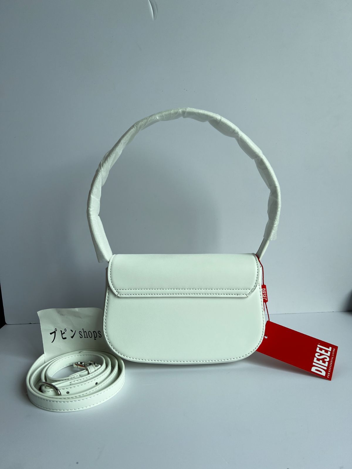 DIESEL ディーゼル 1dr ショルダー バッグ バッグ ホワイト 新品