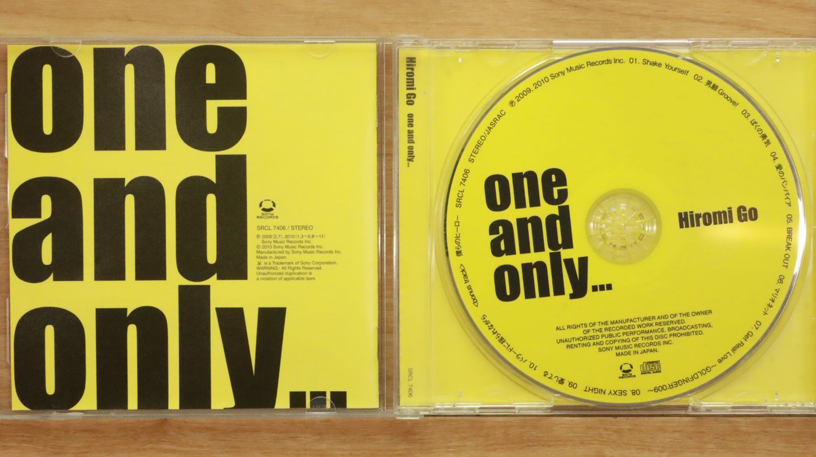 国内盤CD☆郷ひろみ/Hiromi Go□ one and only 【SRCL7406