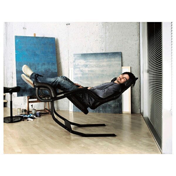 VARIER ヴァリエール バランスチェア 背もたれ付き ブラック バランス