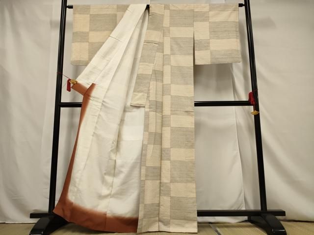 平和屋着物□上質な紬 変わり市松 正絹 逸品 AAAU9447jd - メルカリ 