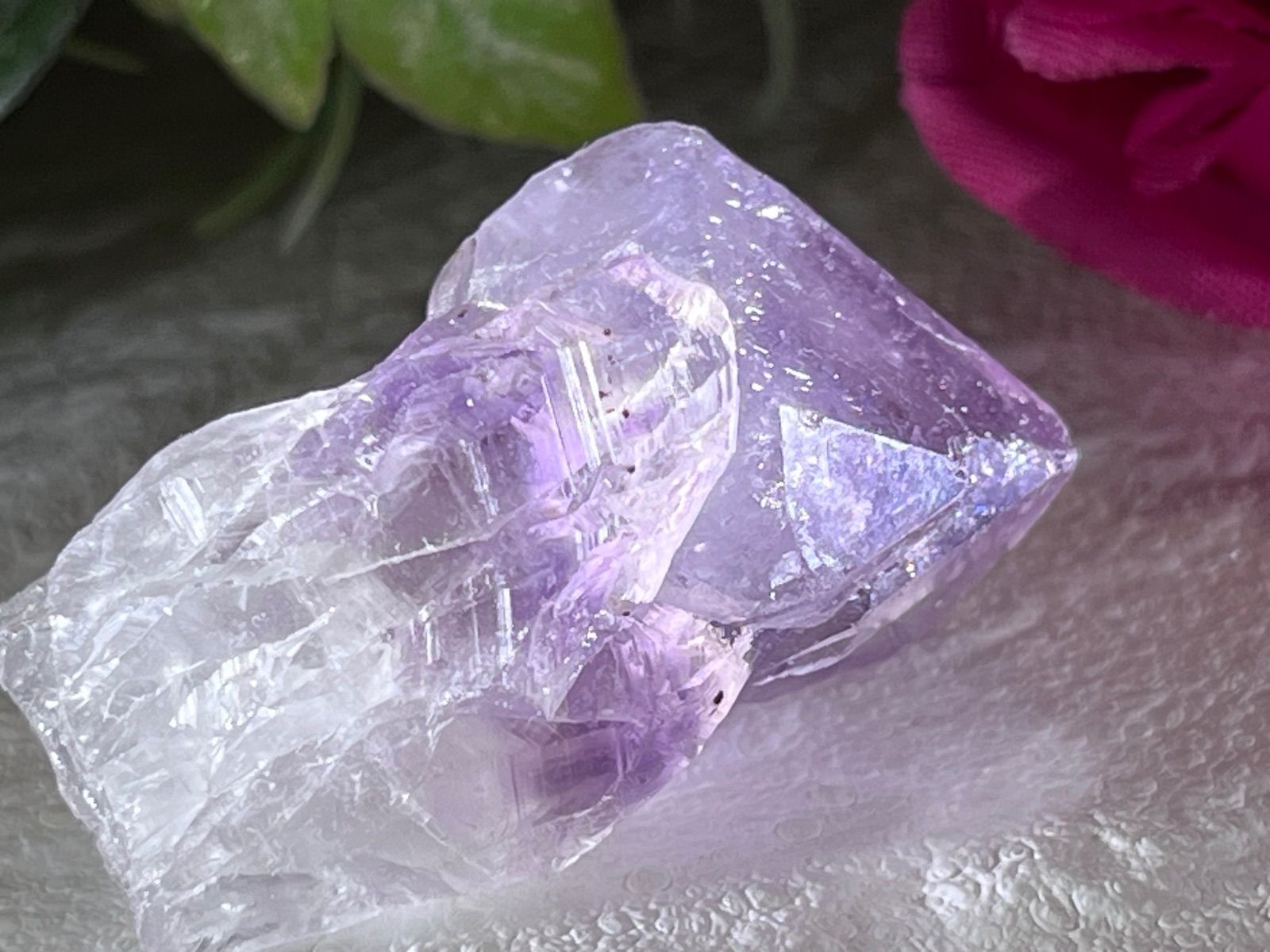 タントリックツイン ファントム アメジスト 原石 ラフストーン 紫水晶