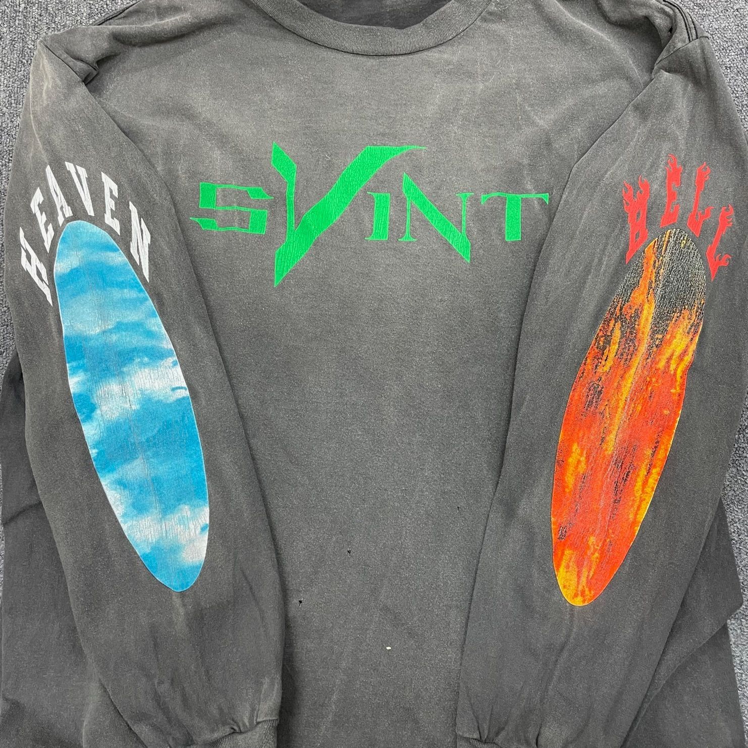 セイントマイケル vlone コラボ ロンT セント マイケル - SAINT MICHAEL x VLONE マリア ロング