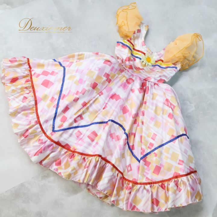 バレエ 衣装 ロマンティックチュチュ ワンピース ドレス 子供 ジュニア くすみブルー ピンク 柄 模様 発表会 劇 キッズ ブルー系 ピンク系 オシャレ デザイン スカート 可愛い 女の子 フリル コーディネート パーティー 演出 かわいい バレエ 衣装 ロマンティックチュチュ ワンピース ドレス 子供
