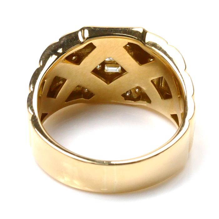 ダイヤモンド リング 指輪 K18YG イエローゴールド 上質天然ダイヤ2.00ct フルエタニティー リング/アウトレット/送料無料