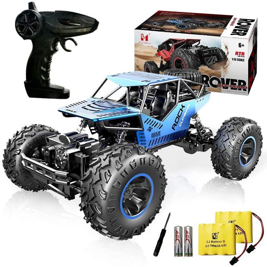 ラジコンカー オフロード 1/16春休み子供遊び RCカー 4WD