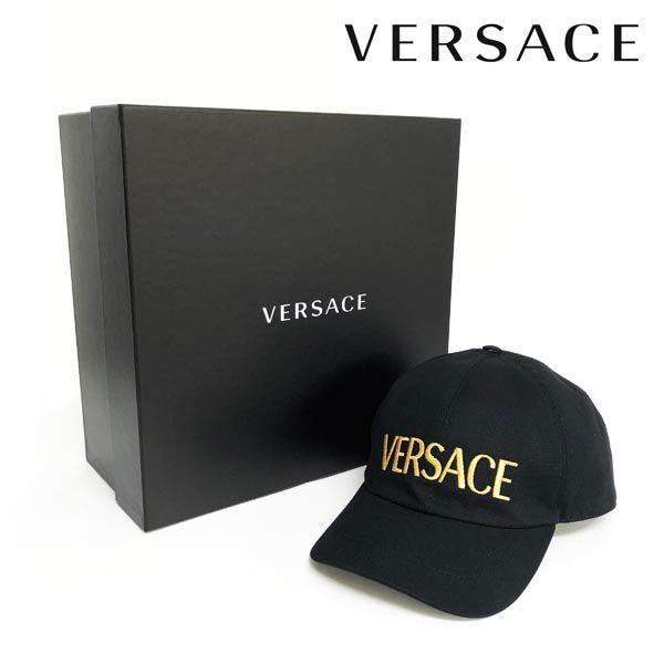 ◇VERSACE◇ヴェルサーチ◇キャップ◇ブラック◇話題◇未使用◇箱