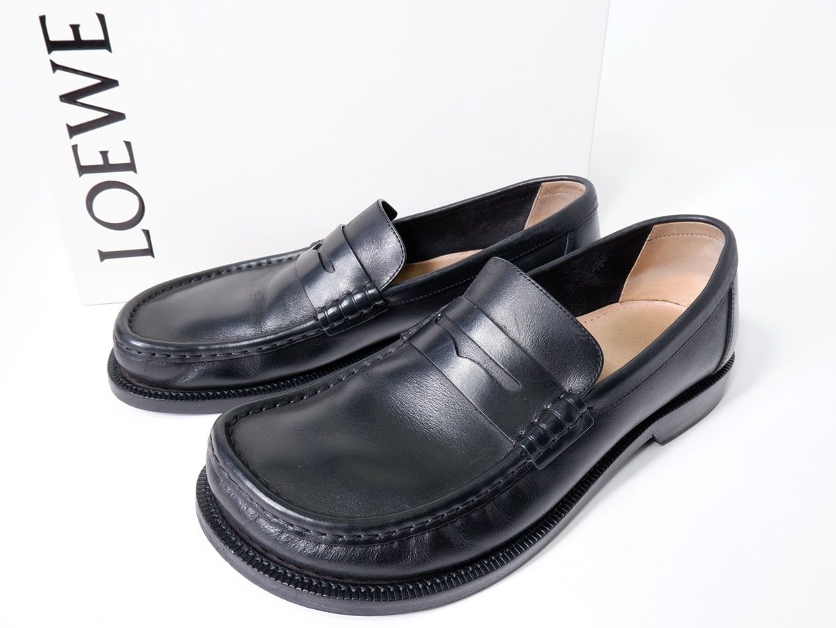 LOEWEロエベ カンポ ローファー カーフ シューズ 41 MFWA78349