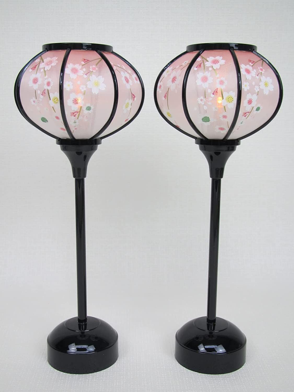 ひな祭りコードレス ぼんぼり 「みゆき しだれ桜」 雪洞 (LED) 雛人形 32cm