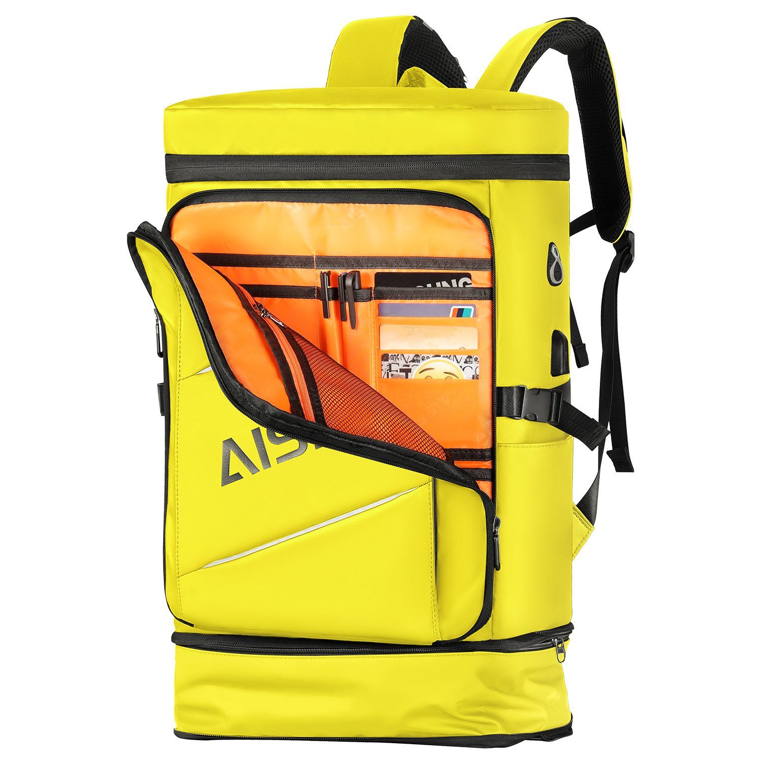 ✨通勤 通学 アウトドア✨リュック バックパック メンズ USBポート 26L EMT-011 バックパック リュック レインカバー付き メンズ バッグ