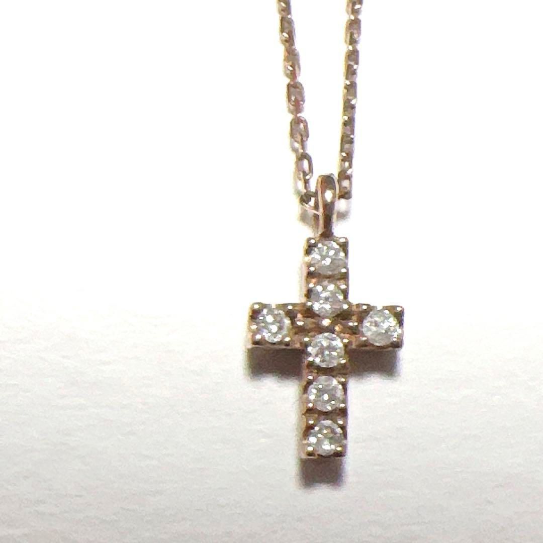 4℃ ヨンドシー ネックレス K10 ダイヤモンド FD ゴールド