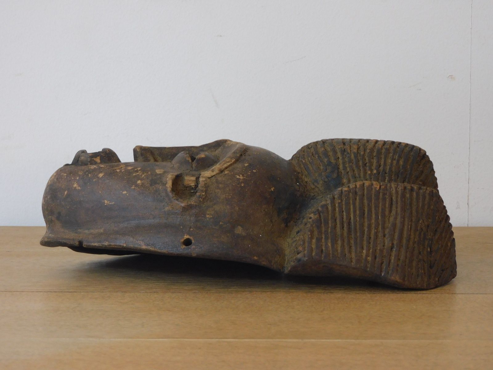 アフリカ 木彫 マスク 仮面 プリミティブアート アンティーク民藝 骨董