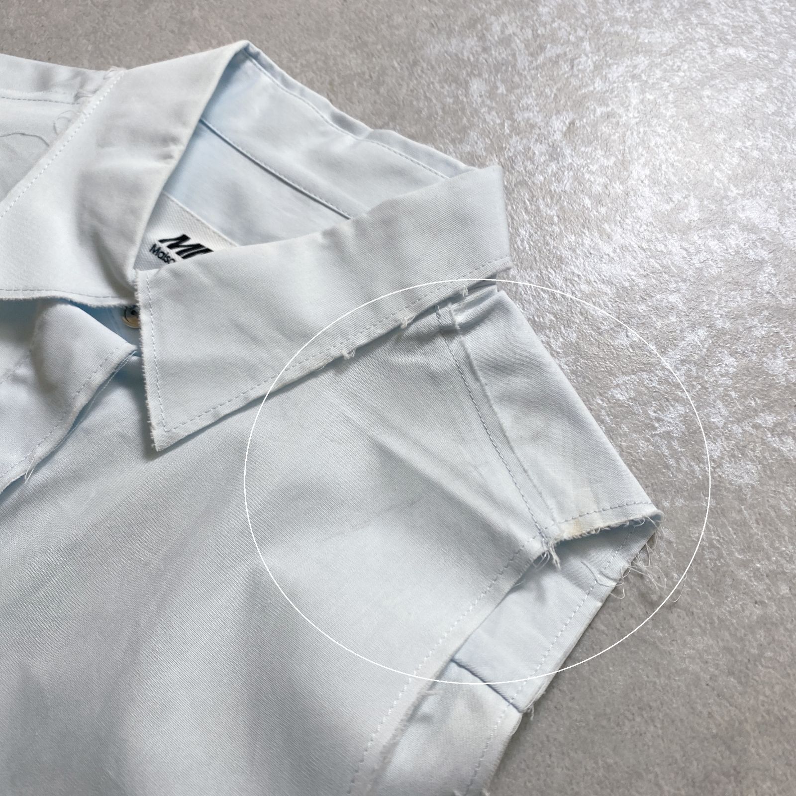 ☆未使用タグ付/定価28,000+税/MM6 Maison Margiela/ カットオフ 