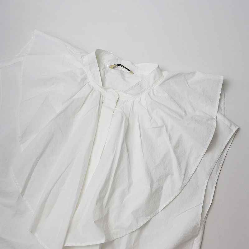 カレンソロジー Curensology タイプライターフリルブラウス F/ホワイト  