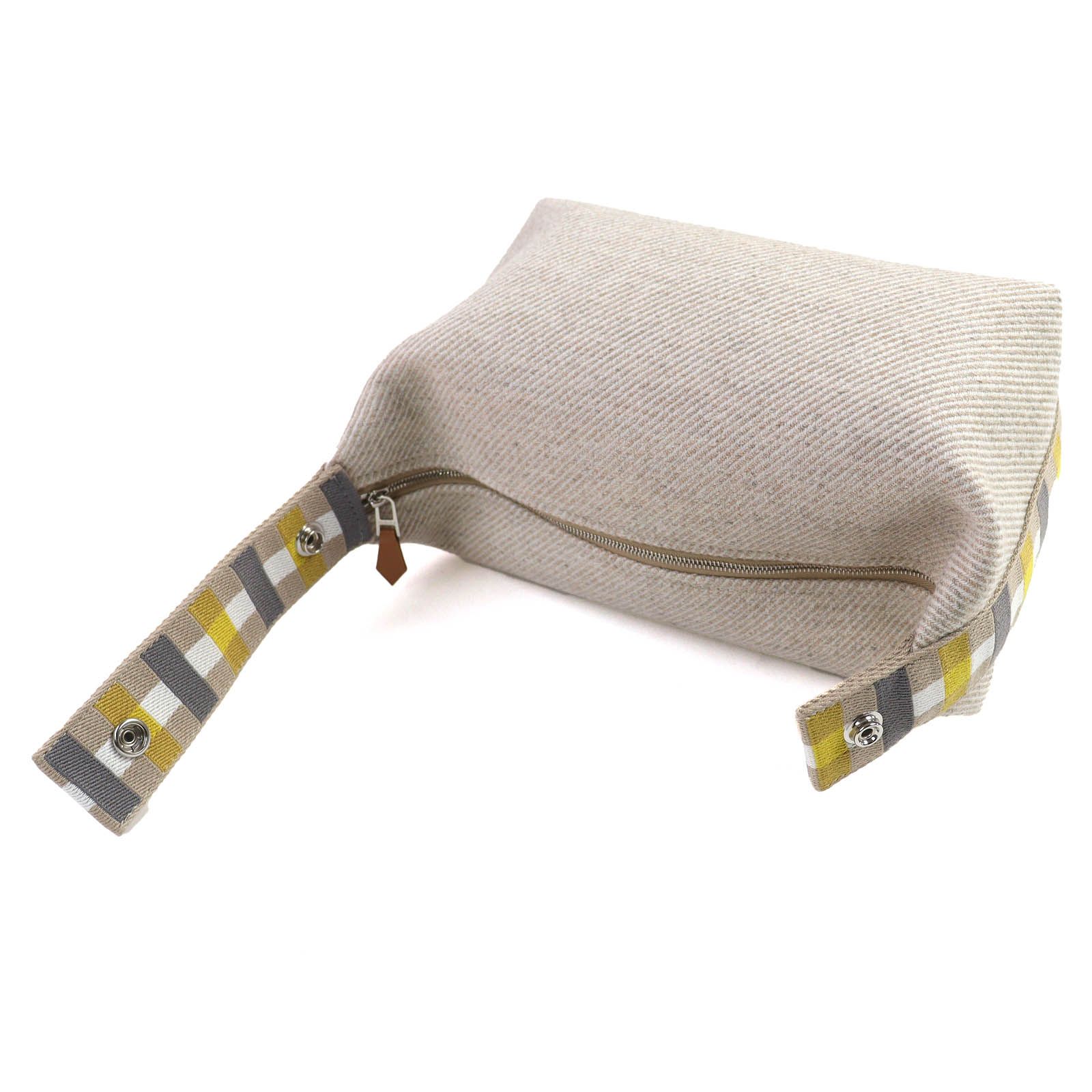 未使用品△HERMES エルメス ブリッド ア ブラック PM オ カレ ウール  