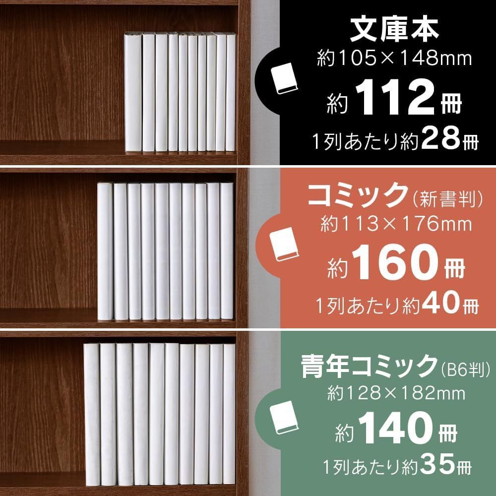 数量限定】アイリスオーヤマ コミックラック 本棚 大容量 収納