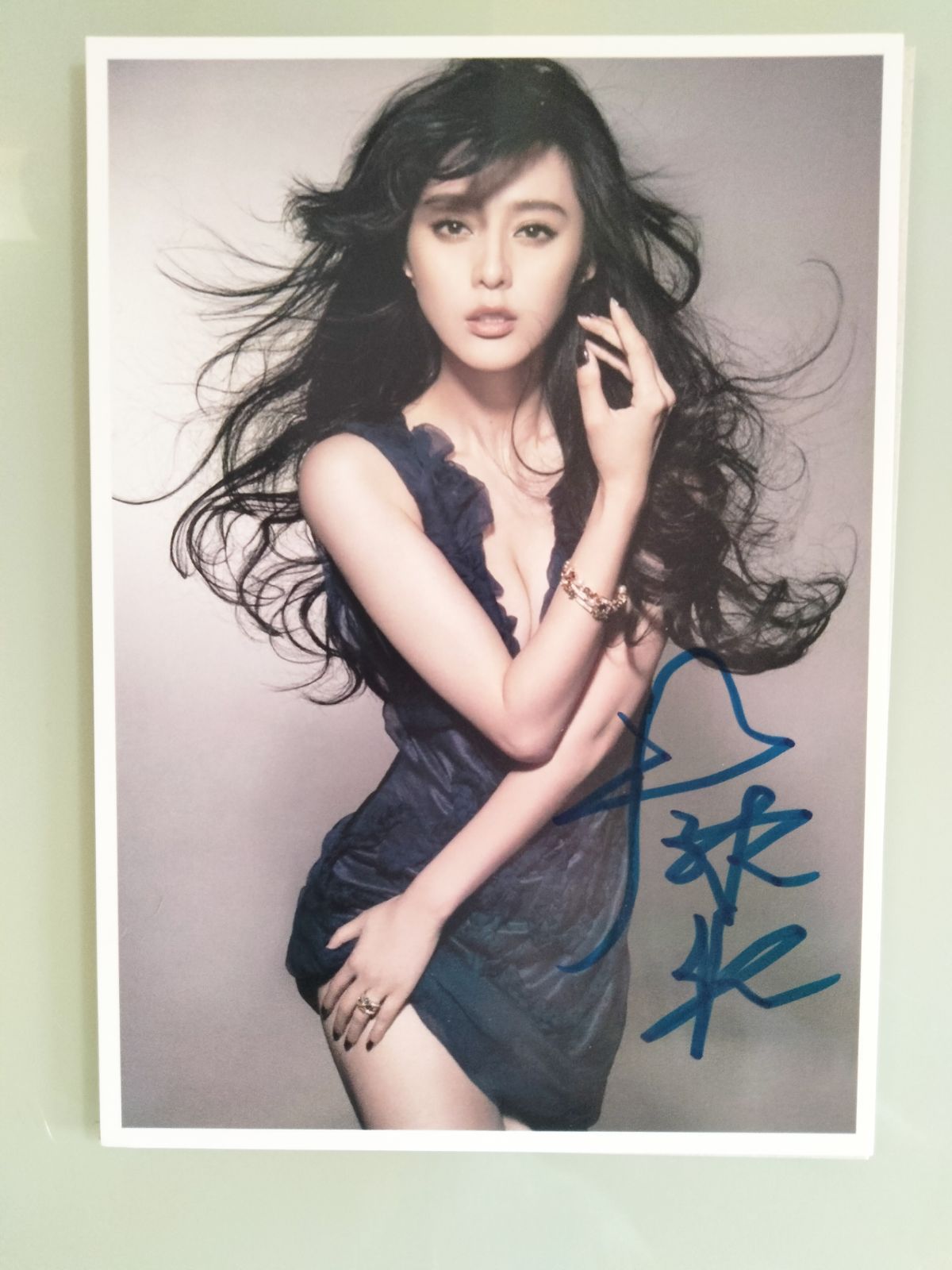 ファン・ビンビン直筆サイン入り超 大型写真…Fan Bingbing