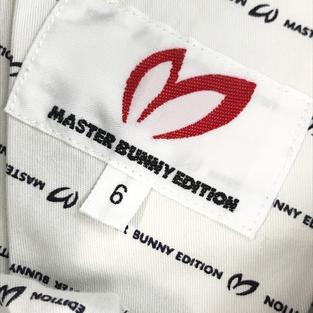 サイズ：6 MASTER BUNNY EDITION マスターバニーエディション 158-8131203 ロングパンツ 総柄 グレー系 [240101424207] ゴルフウェア メンズ ストスト サイズ：6 MASTER BUNNY EDITION マスターバニーエディション