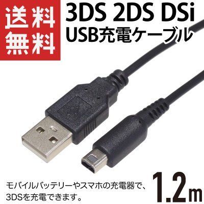 DS 充電 線 任天堂 3DS 本体用 USB充電器ケーブル １本 DS用充電 