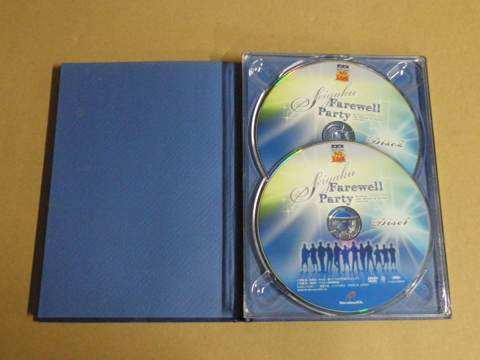 DVD】ミュージカル テニスの王子様 SEIGAKU Farewell Party - メルカリ