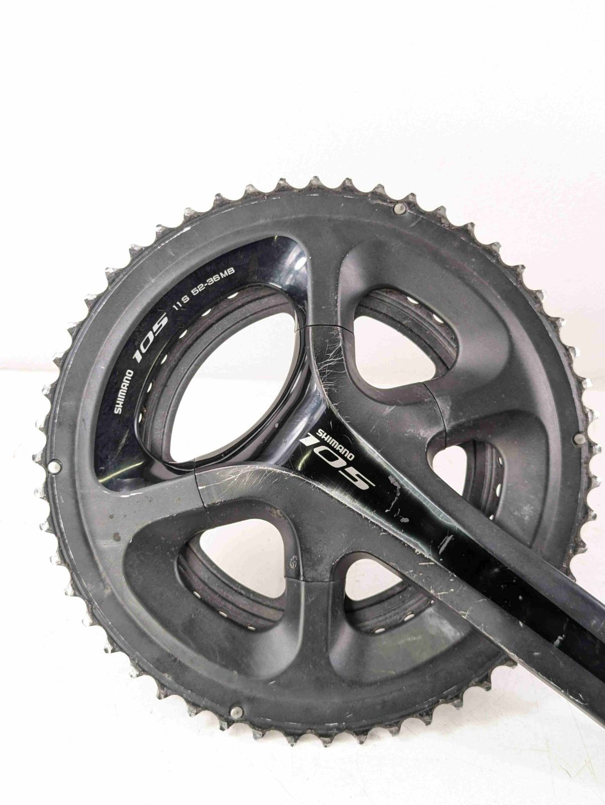 並品】Shimano 105 FC 5800 175mm 52 36t クランク FC250909X