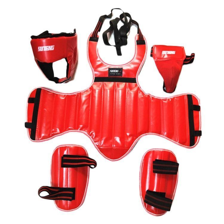 格闘技用 全身保護 4点セット ボクシング練習用 成人用 ボディ
