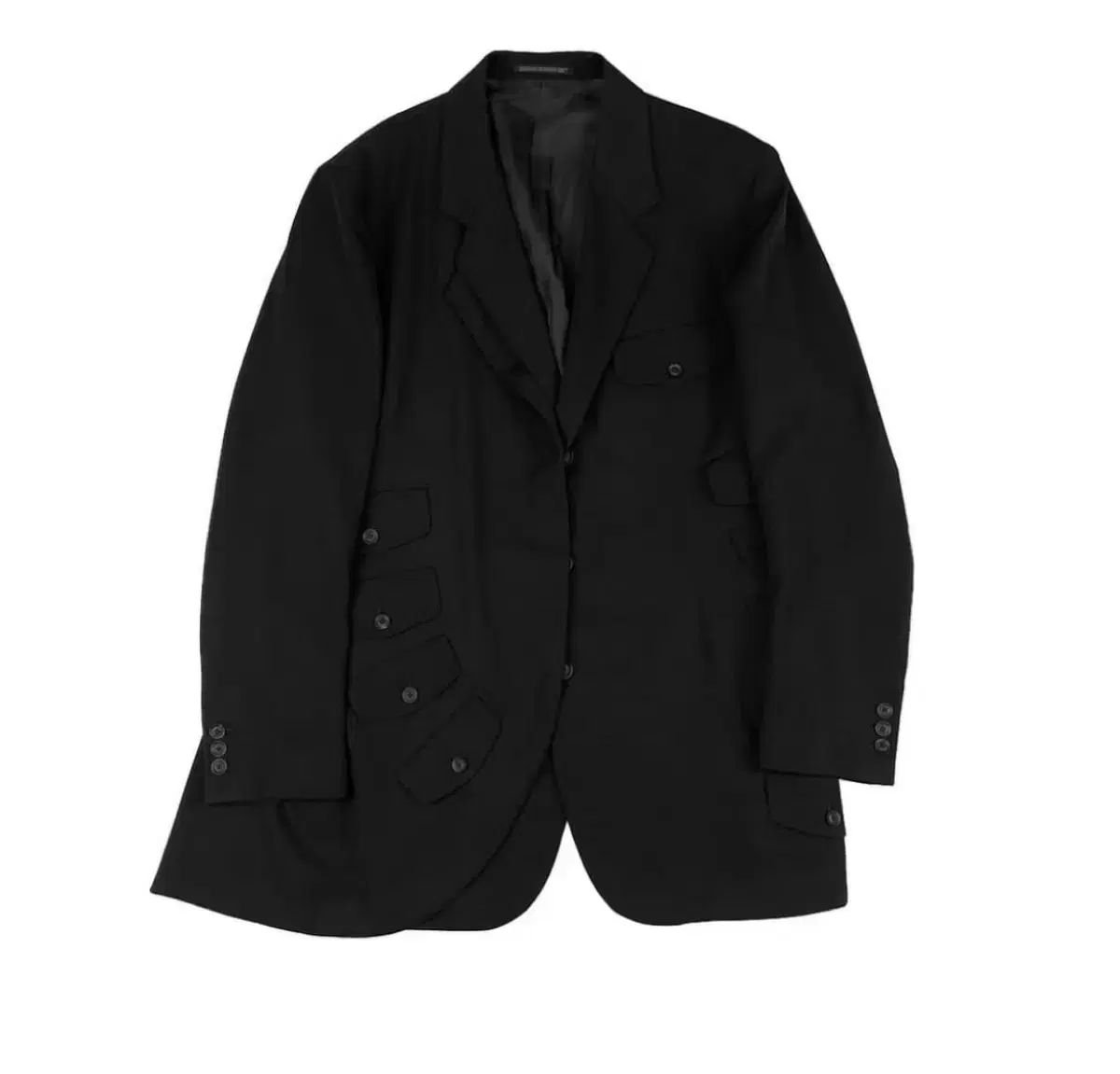 90s Yohji Yamamoto ヨウジヤマモト レーヨン ロングシャツ Yohji