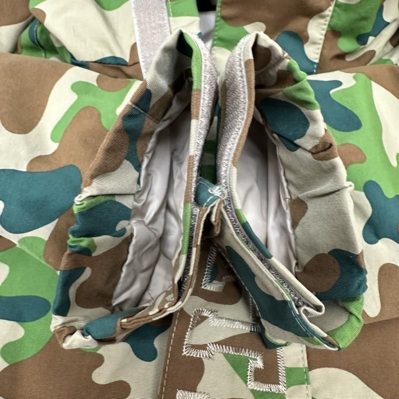 話題の人気 アベイシングエイプ PUZZLE CAMO SKI A JACKET M パズル ...