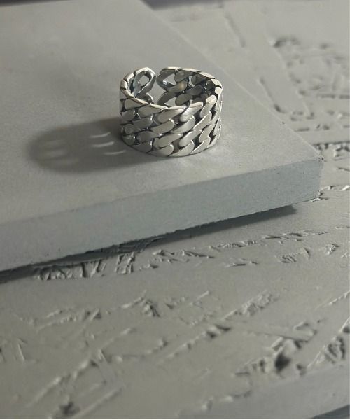 925シルバー　デザイン　リング　bla-ring-f004　U  その他1  FREE