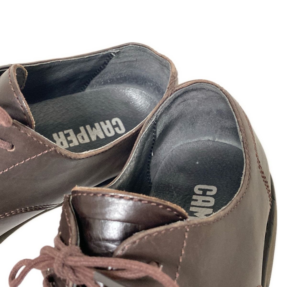  CAMPER カンペール シューズ 41 メンズ ニューマン K 100152 009 ダークブラウン ダービー レザー その他 靴