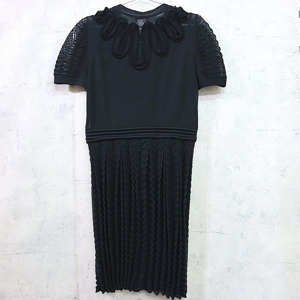 シャネルの暖かなニットワンピース 極美品 CHANEL ニットワンピース CHANEL シャネル ワンピース Sサイズ
